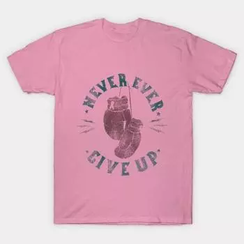 Футболка женская Never Give Up Harajuku Print Kawaii футболка летняя с коротким рукавом женская футболка топ футболка S розовый