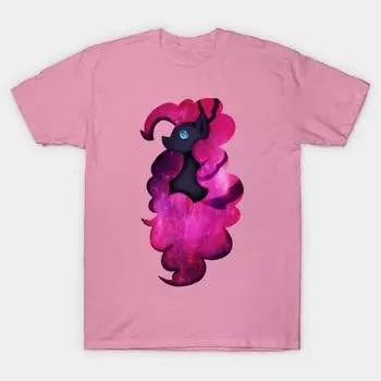 Футболка женская Nightmare Ponies Mane 6 Pinkie Pie Harajuku Print Kawaii футболка летняя женская футболка с коротким рукавом топ футболка S