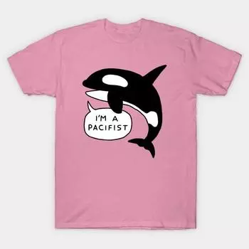 Футболка женская Nonviolence Whale Harajuku Print Kawaii футболка летняя женская футболка с коротким рукавом топ футболка S