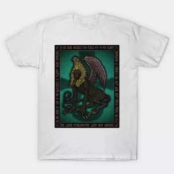 Футболка женская Nyarlat Ep Icon 2 Azhmodai Harajuku Print Kawaii футболка летняя женская футболка с коротким рукавом топ футболка S розовый