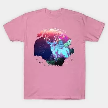 Футболка женская Oh Deer Harajuku Print Kawaii футболка летняя с коротким рукавом женская футболка топ футболка S