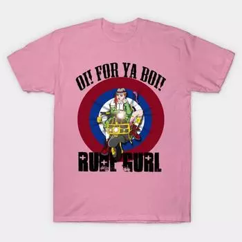 Футболка женская Oi Rude Gurl Harajuku Print Kawaii футболка летняя с коротким рукавом женская футболка топ футболка S розовый
