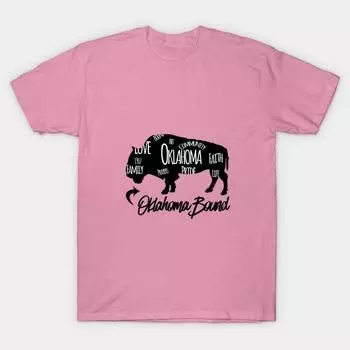 Футболка женская Oklahoma Bound Harajuku Print Kawaii футболка летняя с коротким рукавом женская футболка топ футболка S розовый