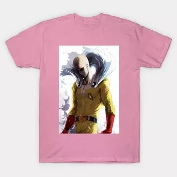 Футболка женская One Punch Man Harajuku Print Kawaii футболка летняя женская футболка с коротким рукавом топ футболка S розовый
