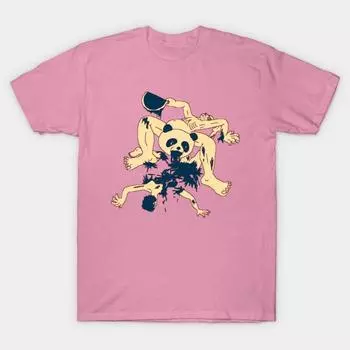 Футболка женская Panda The Butcher Harajuku Print Kawaii футболка летняя женская футболка с коротким рукавом топ футболка S
