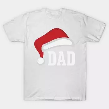 Футболка женская папа Санта шляпа родитель отец рождественский праздник Харадзюку принт кавайная футболка летняя короткий рукав женская футболка топ футболка S розовый