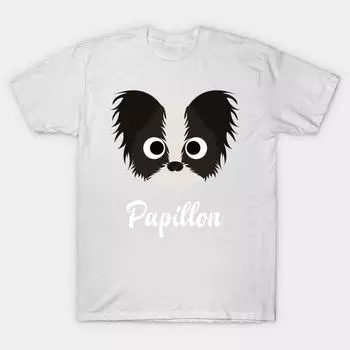 Футболка женская Papillon Papillon Dog Harajuku Print Kawaii футболка летняя с коротким рукавом женская футболка топ футболка S розовый