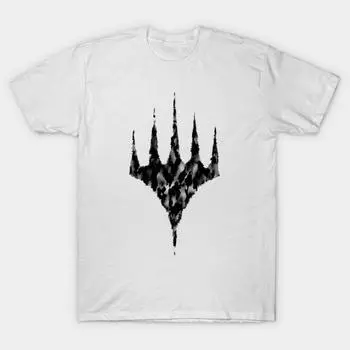 Футболка женская Planeswalker черная Harajuku принт Kawaii футболка летняя с коротким рукавом женская футболка топ футболка S белый