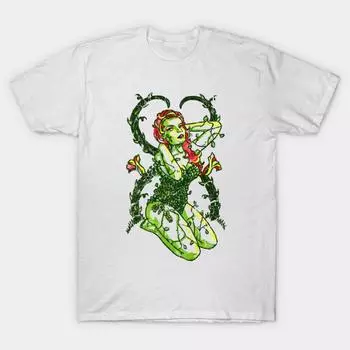 Футболка женская Plant Pin Up Harajuku Print Kawaii футболка летняя с коротким рукавом женская футболка топ футболка S