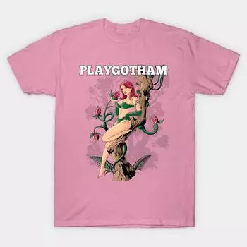 Футболка женская Playgotham Spring от Saqman и Legendary Phoenix Harajuku Print Kawaii футболка летняя женская футболка с коротким рукавом топ футболка S