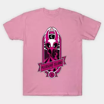 Футболка женская Pleasure Island 2016 розовая футболка с принтом Harajuku Kawaii летняя футболка с коротким рукавом женская футболка топ S розовый