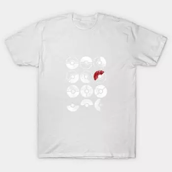 Футболка женская Pokeballz Harajuku Print Kawaii футболка летняя женская футболка с коротким рукавом топ футболка S