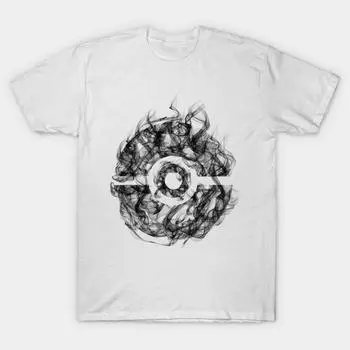 Футболка женская Pokefire черная Harajuku принт Kawaii футболка летняя с коротким рукавом женская футболка топ футболка S