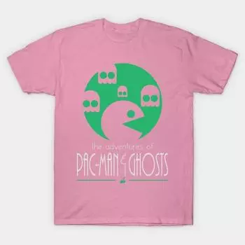 Футболка женская Приключения Пакмана и призраков Harajuku Принт Kawaii Футболка летняя с коротким рукавом женская футболка Топ Футболка S розовый