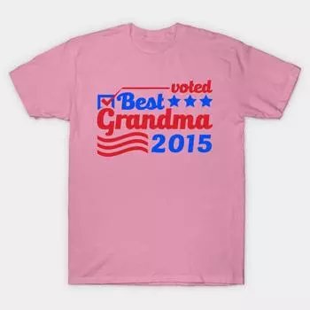 Футболка женская признана лучшей футболкой бабушки с принтом Harajuku Kawaii, летняя футболка с коротким рукавом для женщин, топ S розовый