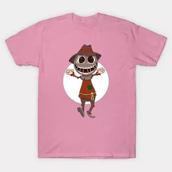 Футболка женская пугало удивляет всех Harajuku принт Kawaii футболка летняя с коротким рукавом женская футболка топ футболка S розовый