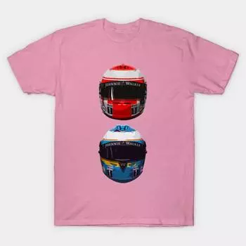 Футболка женская пуговица и Алонсо Harajuku принт Kawaii футболка летняя короткий рукав женская футболка топ футболка S розовый