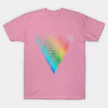 Футболка женская Rainbowtriangles Harajuku Print Kawaii футболка летняя женская футболка с коротким рукавом топ футболка S