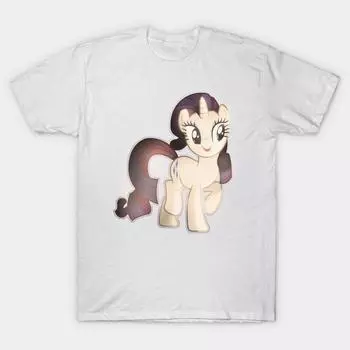 Футболка женская Rarity 2 Harajuku Print Kawaii футболка летняя женская футболка с коротким рукавом топ футболка S розовый