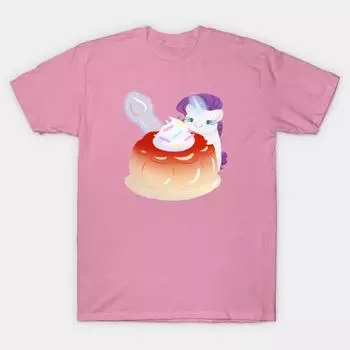 Футболка женская Raritys Pudding Harajuku Print Kawaii футболка летняя женская футболка с коротким рукавом топ футболка S
