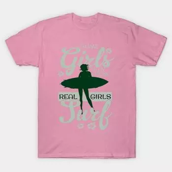 Футболка женская Real Girls Surf Harajuku Print Kawaii футболка летняя с коротким рукавом женская футболка топ футболка S розовый