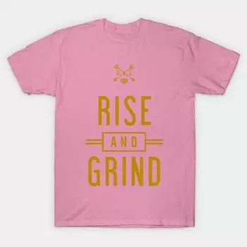 Футболка женская Rise And Grind Harajuku Print Kawaii футболка летняя с коротким рукавом женская футболка топ футболка S