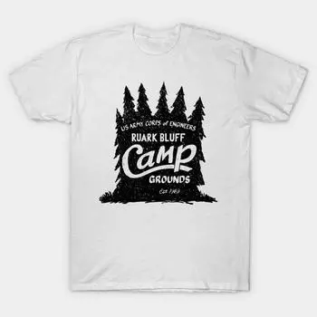 Футболка женская Ruark Bluff Camp Grounds Harajuku Print Kawaii футболка летняя женская футболка с коротким рукавом топ S розовый