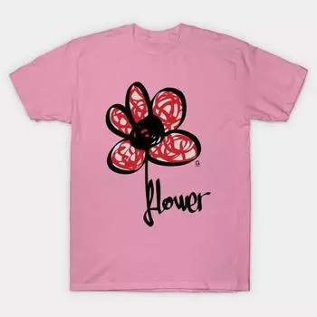 Футболка женская с цветочным принтом Harajuku Kawaii футболка летняя женская футболка с коротким рукавом топ футболка S