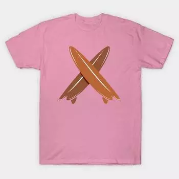 Футболка женская с досками для серфинга Surfer Harajuku Print Kawaii футболка летняя с коротким рукавом женская футболка топ футболка S розовый