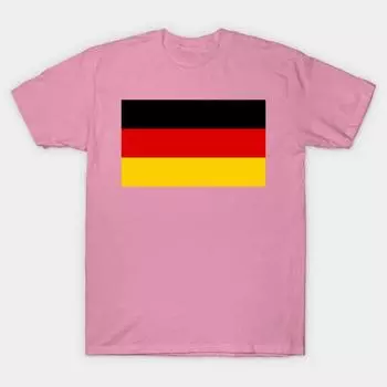 Футболка женская с немецким флагом Harajuku Print Kawaii футболка летняя с коротким рукавом женская футболка топ футболка S розовый