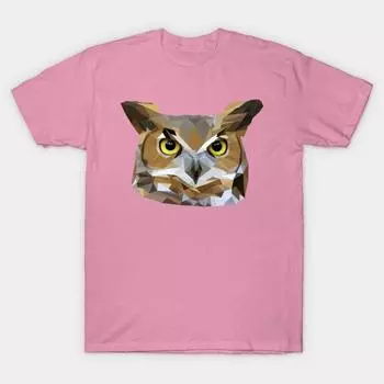 Футболка женская с низким рисунком совы Harajuku с принтом Kawaii футболка летняя женская футболка с коротким рукавом топ футболка S розовый