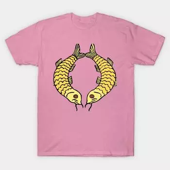 Футболка женская с принтом рыбы Harajuku Kawaii футболка летняя женская футболка с коротким рукавом топ футболка S розовый