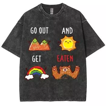 Футболка женская с рисунком из мультфильма, свободная, большого размера, с коротким рукавом, с милым дизайном S