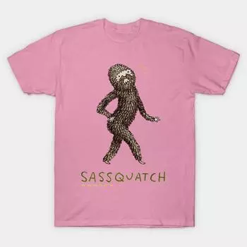 Футболка женская Sassquatch Harajuku Print Kawaii футболка летняя женская футболка с коротким рукавом топ футболка S розовый