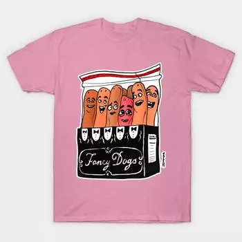 Футболка женская Sausage Party Fancy Dogs Pack Harajuku Print Kawaii футболка летняя женская футболка с коротким рукавом топ футболка S розовый
