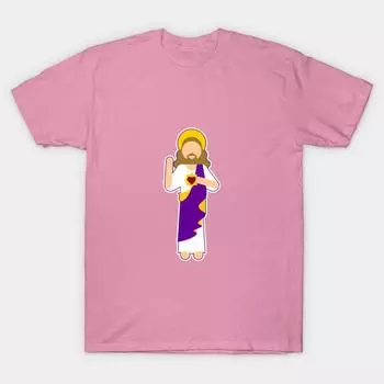 Футболка женская Simple Gods Jesus Harajuku Print Kawaii футболка летняя женская футболка с коротким рукавом топ футболка S розовый