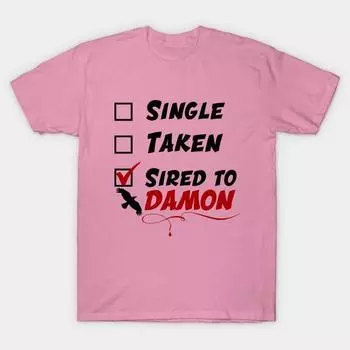 Футболка женская Sired To Damon Harajuku Print Kawaii футболка летняя с коротким рукавом женская футболка топ футболка S розовый