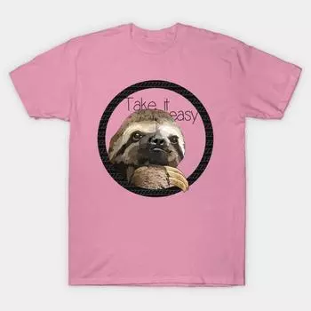 Футболка женская Sloth Down Harajuku Print Kawaii футболка летняя с коротким рукавом женская футболка топ футболка S