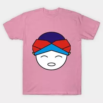 Футболка женская смайлик красный синий Blangkon Boy Harajuku принт Kawaii футболка летняя с коротким рукавом женская футболка топ футболка S розовый