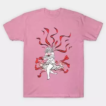 Футболка женская Смерть Дидо Harajuku Принт Kawaii Футболка летняя с коротким рукавом женская футболка Топ Футболка S розовый