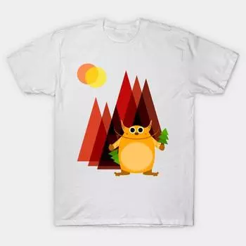 Футболка женская Somewhere In The Woods Harajuku Print Kawaii футболка летняя женская футболка с коротким рукавом топ футболка S