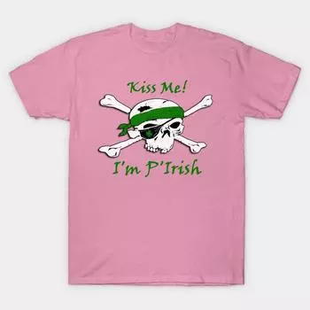 Футболка женская St Paddy Irish Pirate футболка Harajuku Print Kawaii футболка летняя с коротким рукавом женская футболка топ футболка S