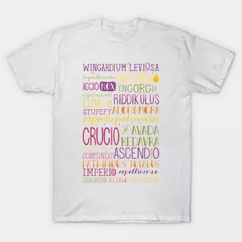 Футболка женская стандартная Список заклинаний Harajuku Print Kawaii футболка летняя женская футболка с коротким рукавом топ футболка S