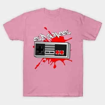 Футболка женская старая школьная геймерская футболка с принтом Harajuku Kawaii летняя футболка с коротким рукавом женская футболка топ S розовый