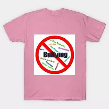 Футболка женская Stop Bullying Harajuku Print Kawaii футболка летняя с коротким рукавом женская футболка топ футболка S розовый