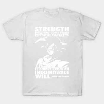 Футболка женская Strength Goku Harajuku Print Kawaii футболка летняя женская футболка с коротким рукавом топ футболка S розовый