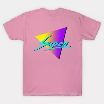 Футболка женская супер 80-е Harajuku принт Kawaii футболка летняя женская футболка с коротким рукавом топ футболка S