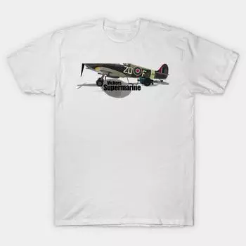 Футболка женская Supermarine Spitfire Harajuku Print Kawaii футболка летняя женская футболка с коротким рукавом топ футболка S