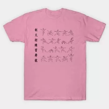 Футболка женская Танцующий дракон Harajuku Принт Kawaii Футболка летняя с коротким рукавом женская футболка топ футболка S