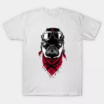 Футболка женская The Adventurer Pug Harajuku Print Kawaii футболка летняя женская футболка с коротким рукавом топ футболка S